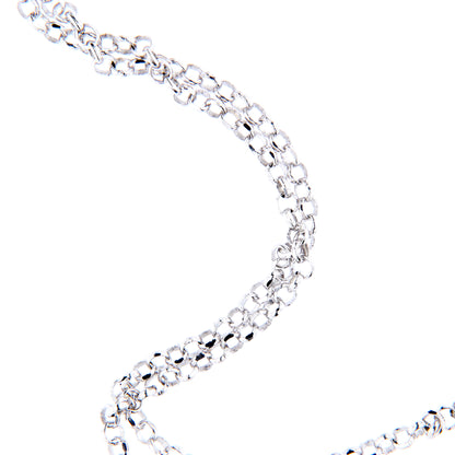 Collana Infinitum con simbolo infinito e incisione, in argento 925
