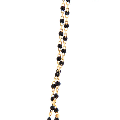 Collana Crucis, croce con zirconi, argento 925 dorato