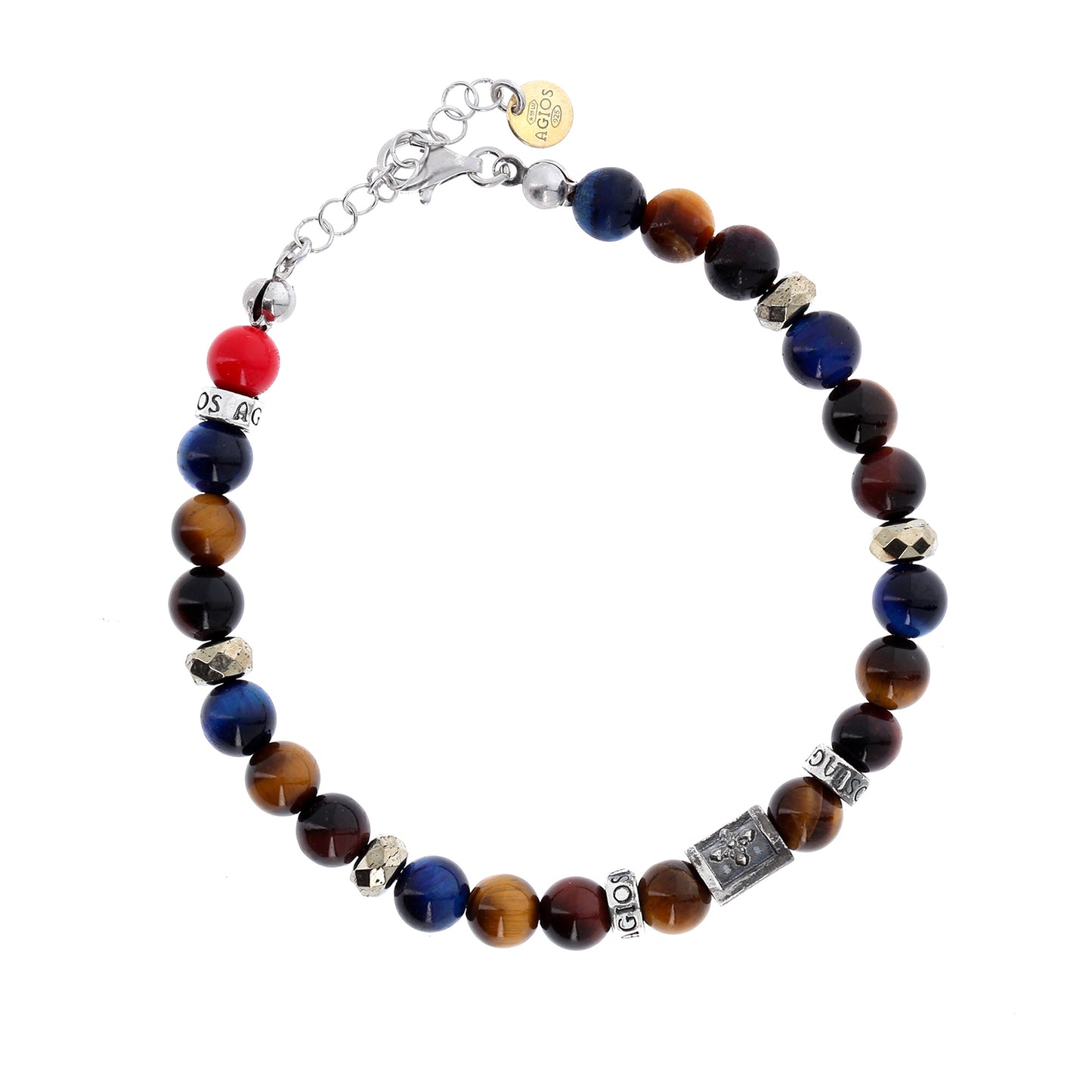 Bracciale Calidum in pietre naturali in argento 925