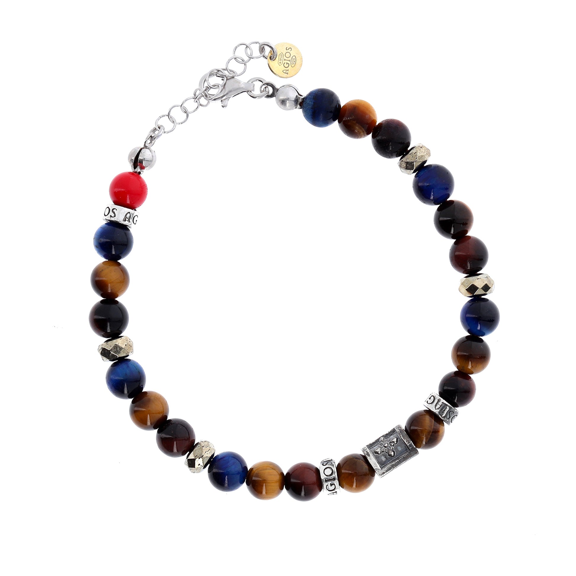 Bracciale Calidum in pietre naturali in argento 925