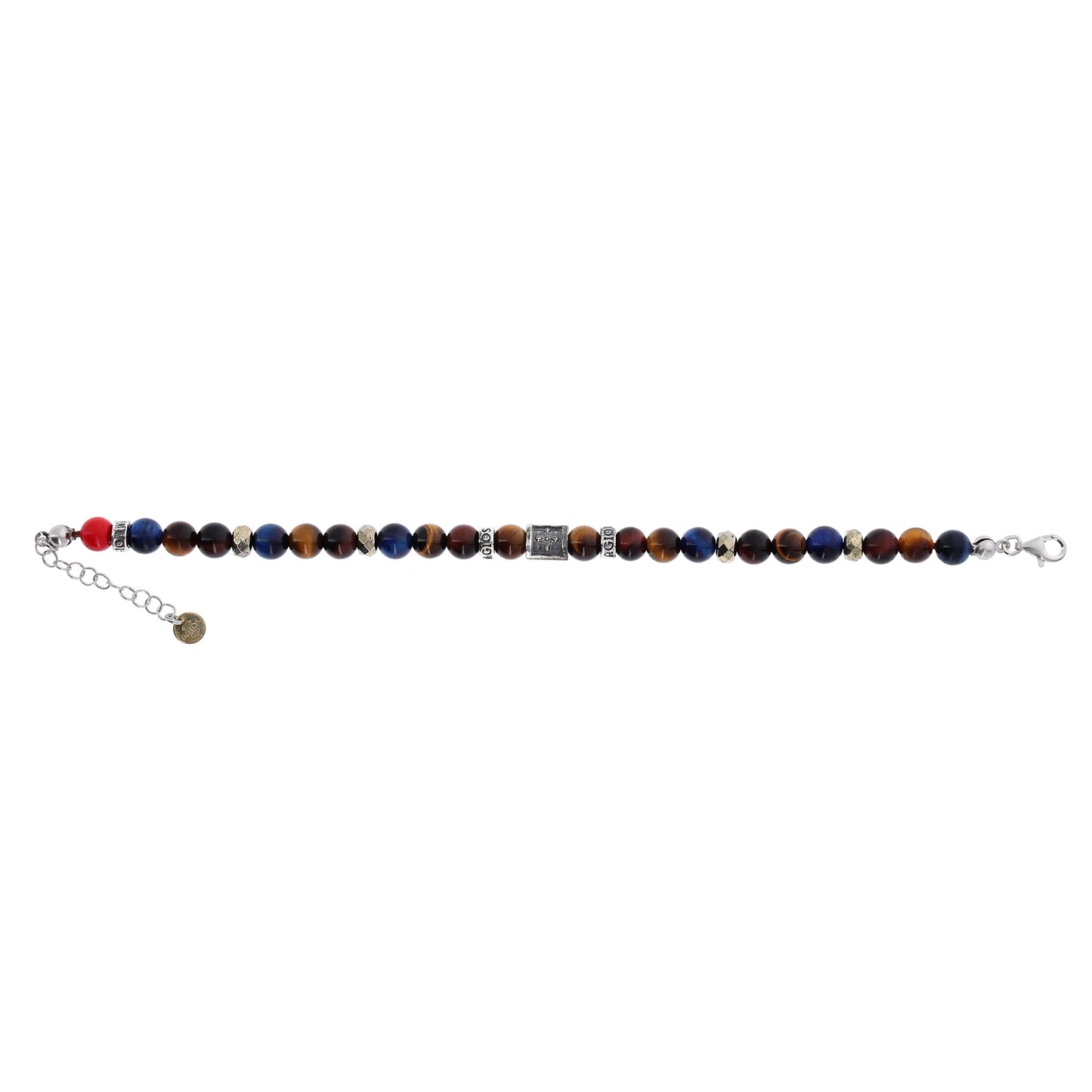 Bracciale Calidum in pietre naturali in argento 925