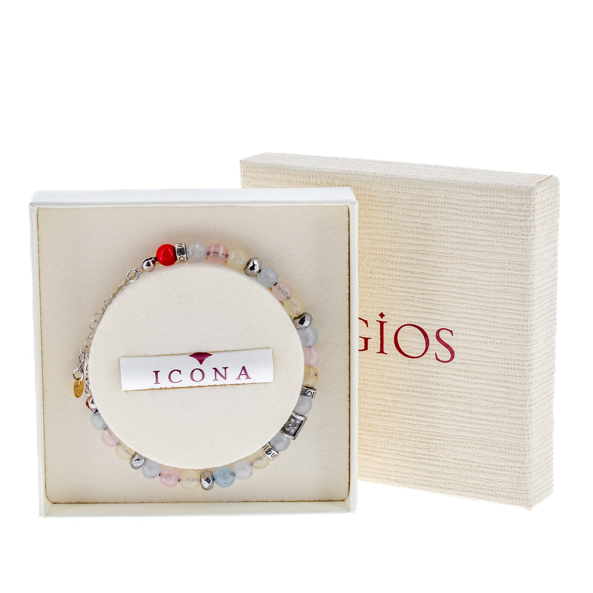 Bracciale Calidum in pietre naturali in argento 925