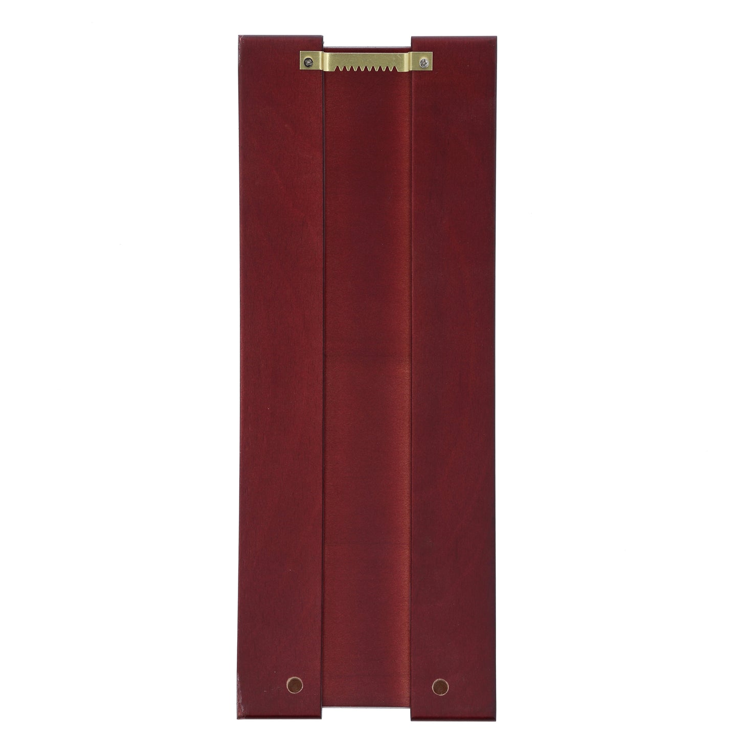 Via Crucis da appoggio in legno verniciato mogano. Altezza 30 cm