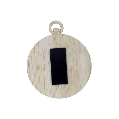 Immagine in legno Alice nel paese delle meraviglie con magnete e cordoncino