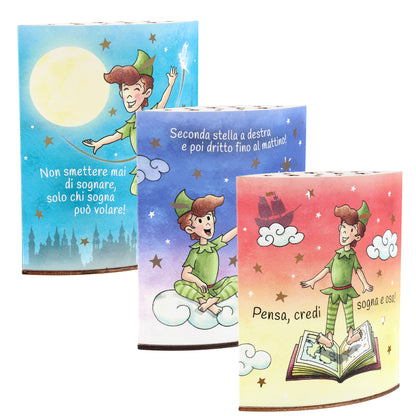 Lampada da compagnia in carta, Peter Pan. Altezza 16 cm