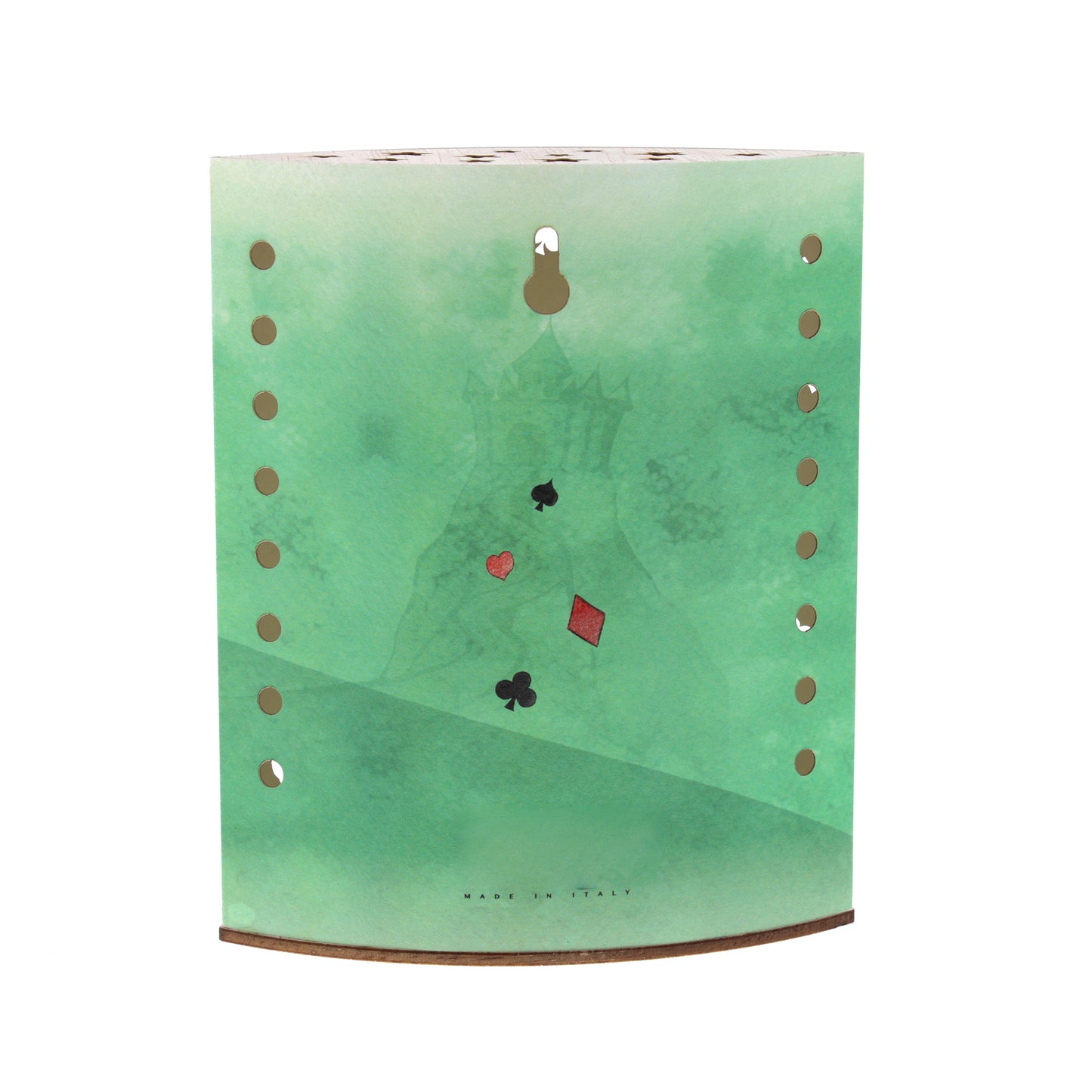 Lampada da compagnia in carta, Alice nel paese delle Meraviglie. Altezza 16 cm