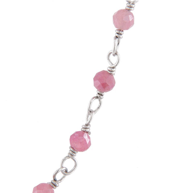 Braccialetto in argento 925 con elementi smaltati e angioletto. Lunghezza 16,7 cm