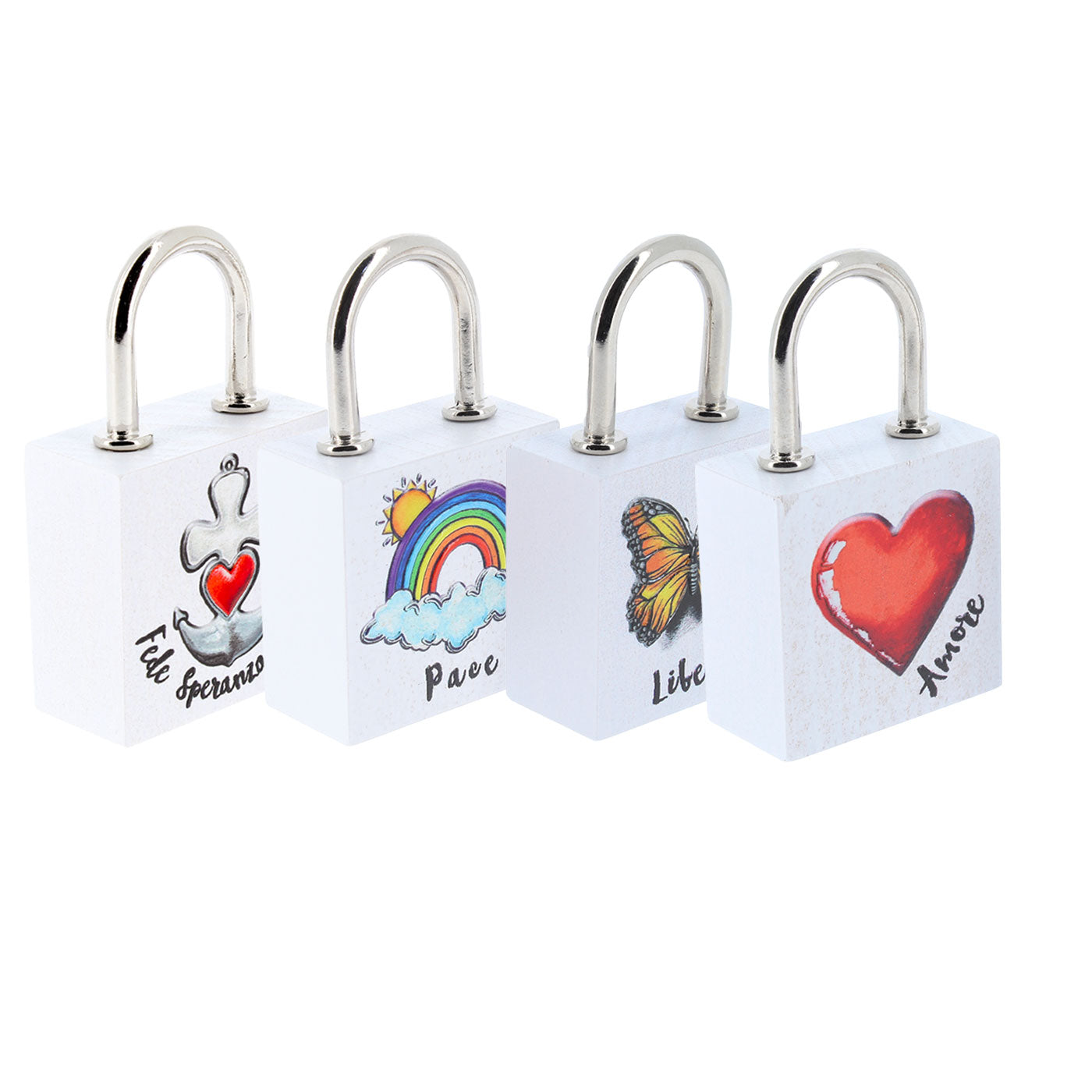 Idee regalo Luck-etti - parole gentili. Con calamita. Dimensioni 5x8,5 cm