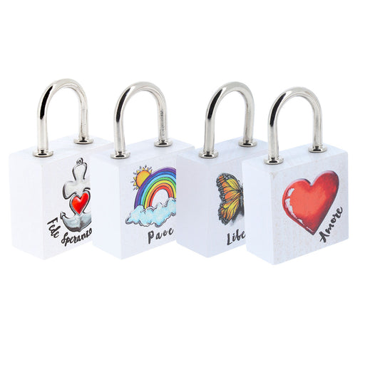 Idee regalo Luck-etti - parole gentili. Con calamita. Dimensioni 5x8,5 cm