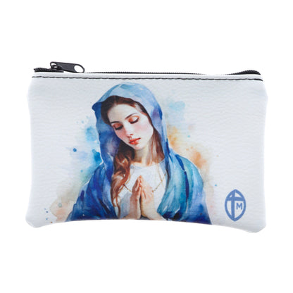 Mini pochette - borsellino in ecopelle. Dimensioni 13x9,5 cm