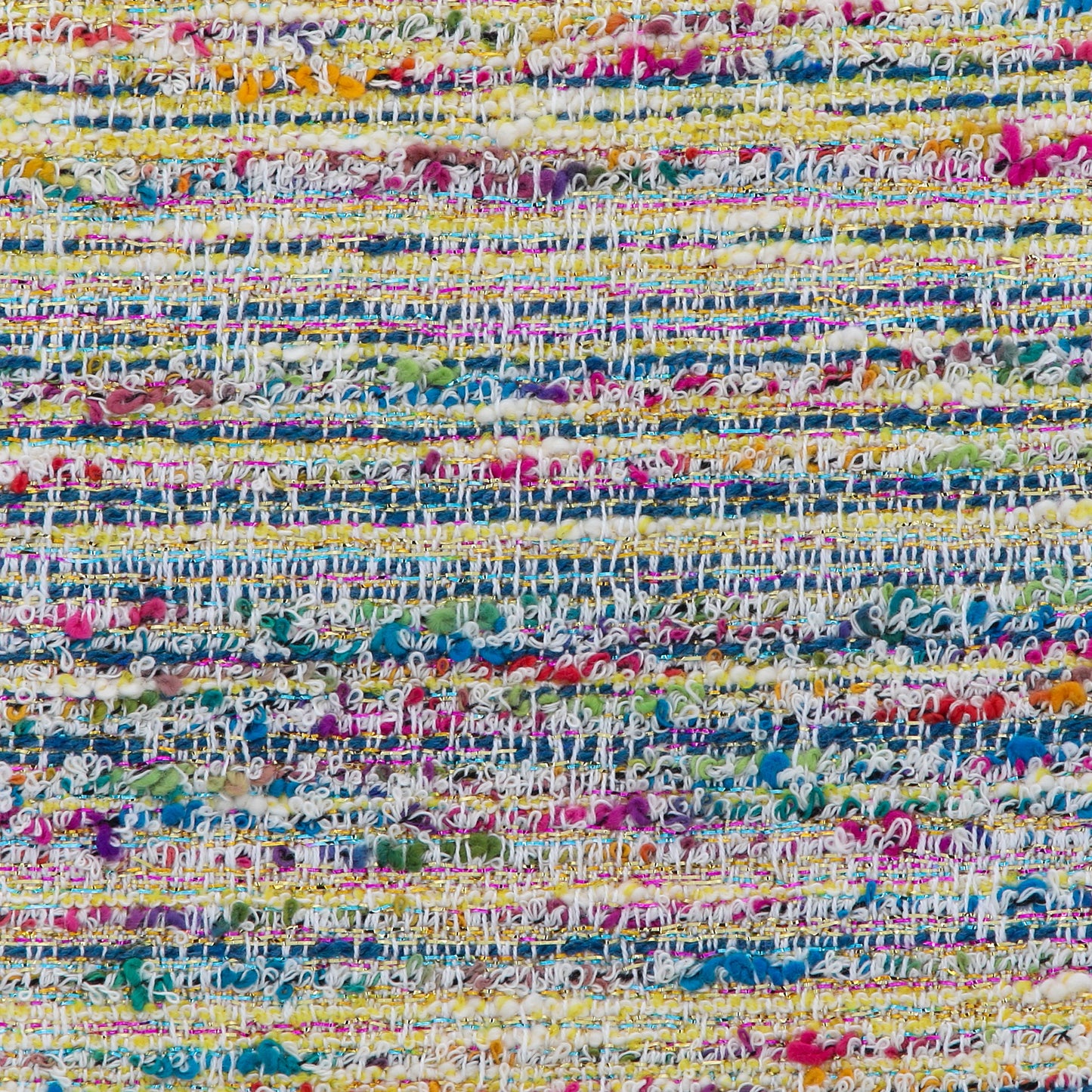 Stolone in stoffa jaquard, multicolore. Misto cotone