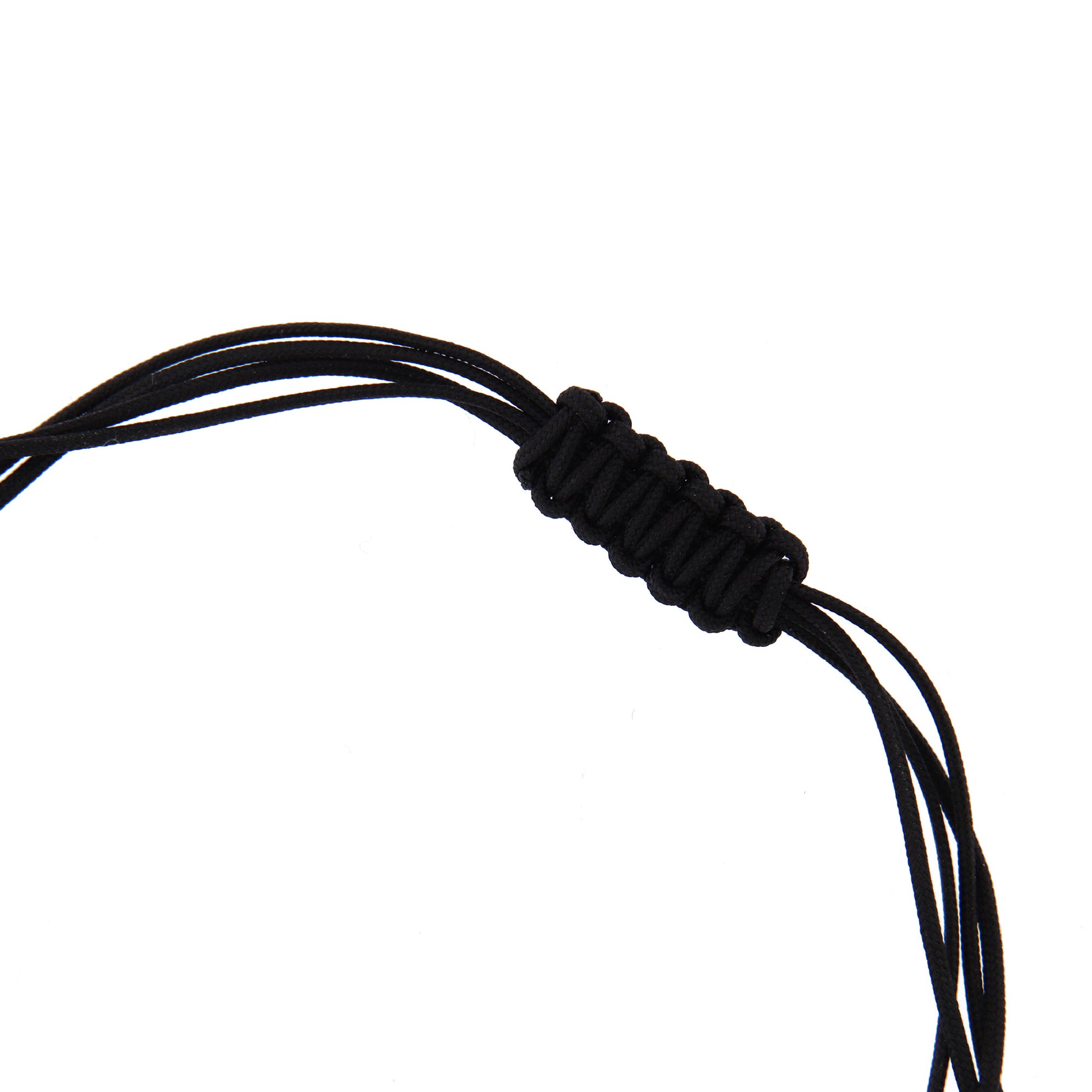 Bracciale in sagola Croce San Benedetto in argento 925
