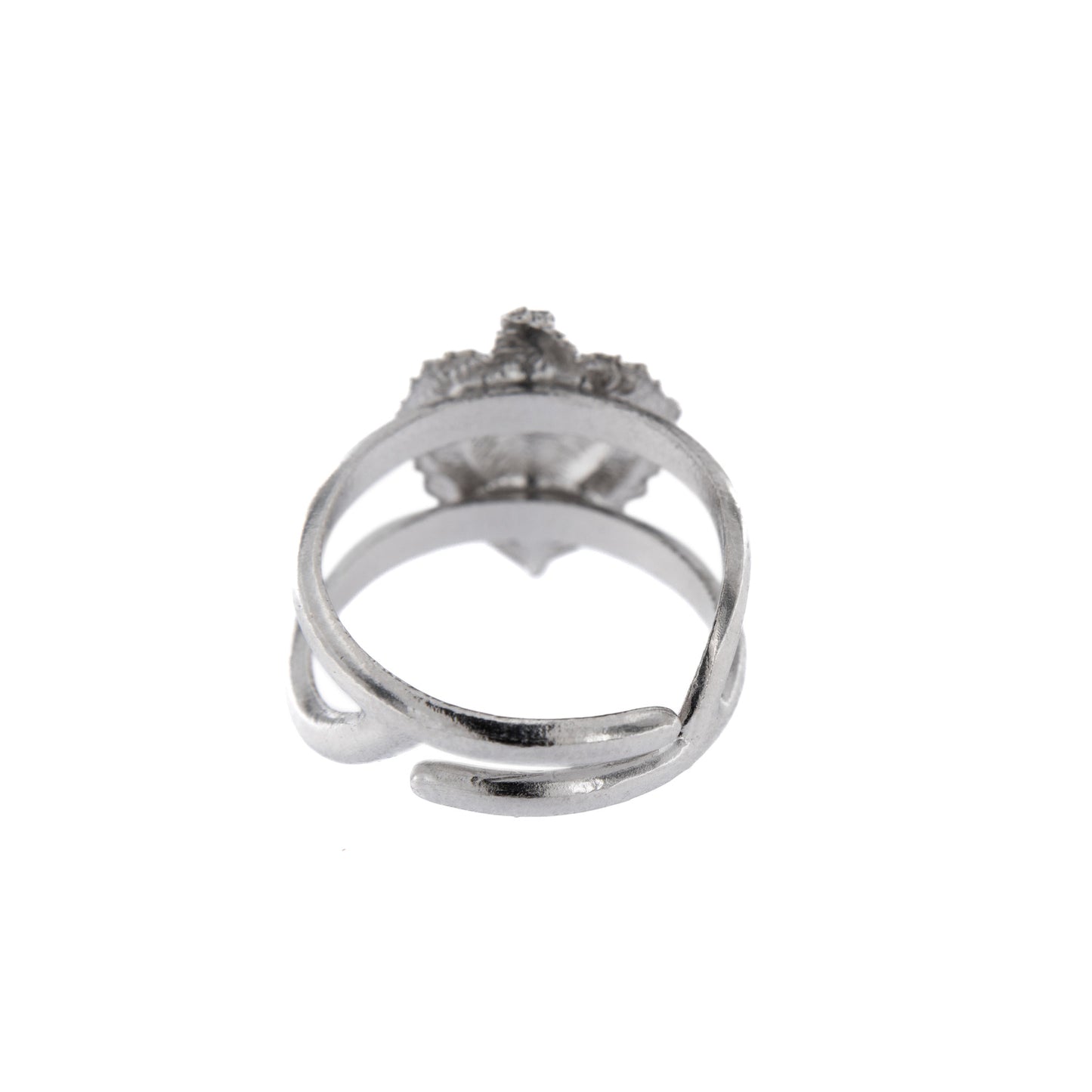 Anello regolabile Cuore Votivo, argento 925