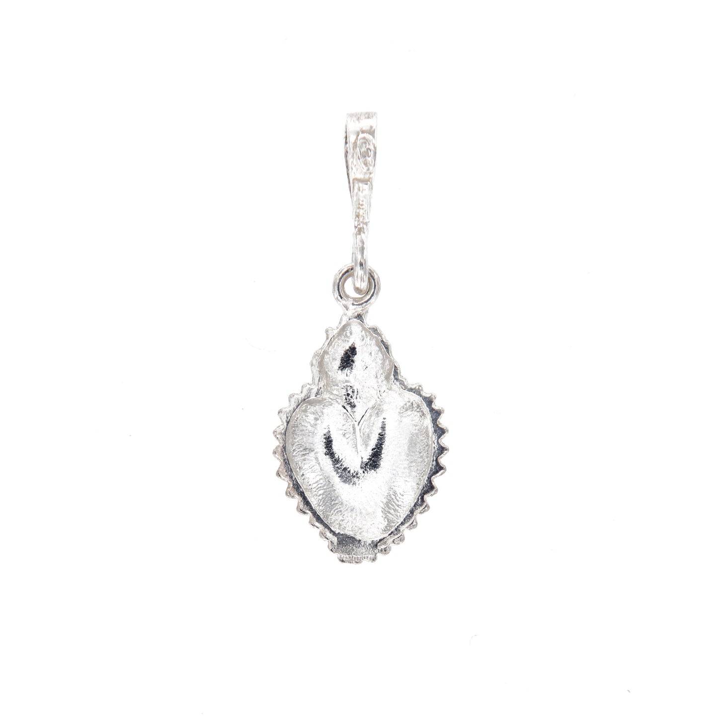 Ciondolo Cuore Votivo, argento 925