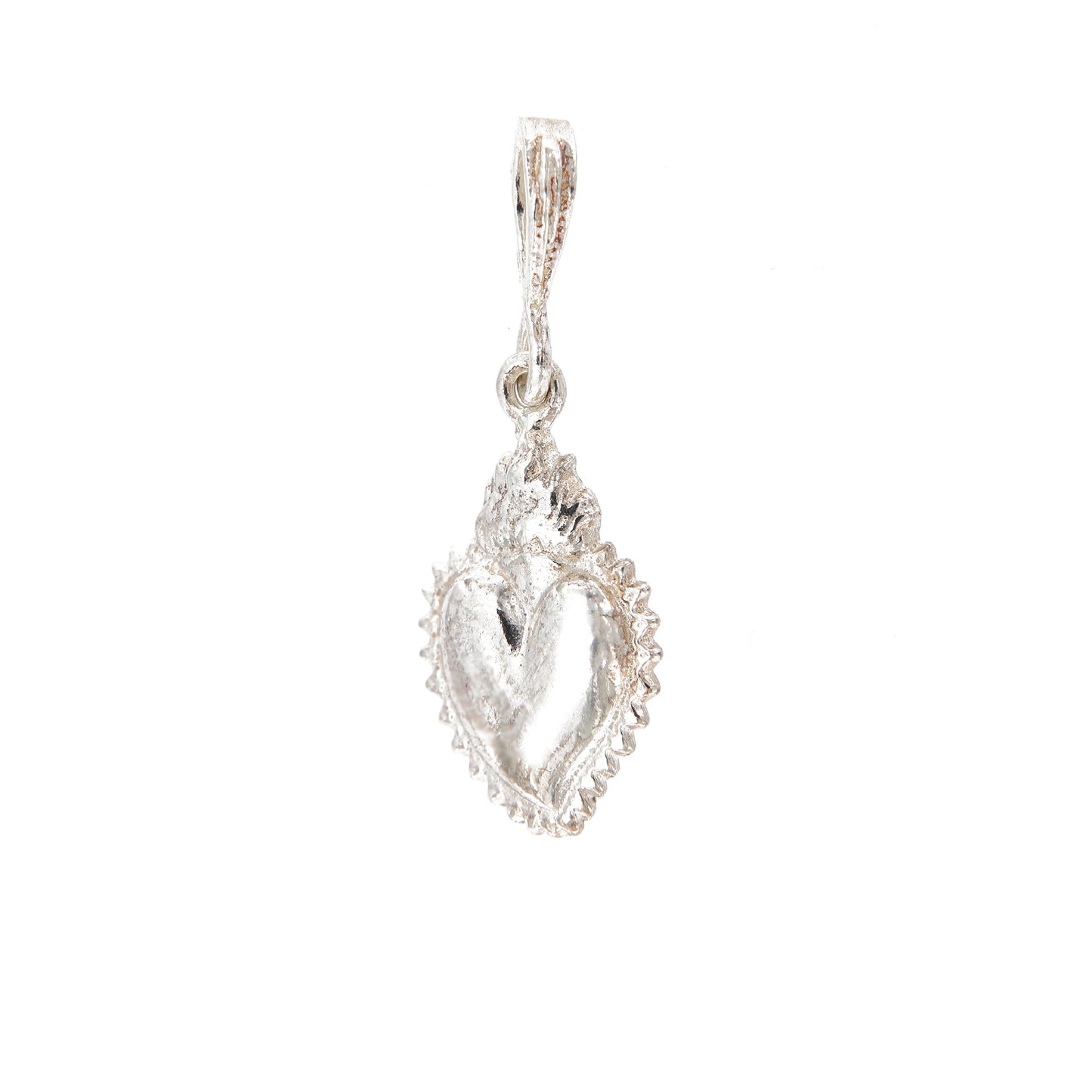 Ciondolo Cuore Votivo, argento 925