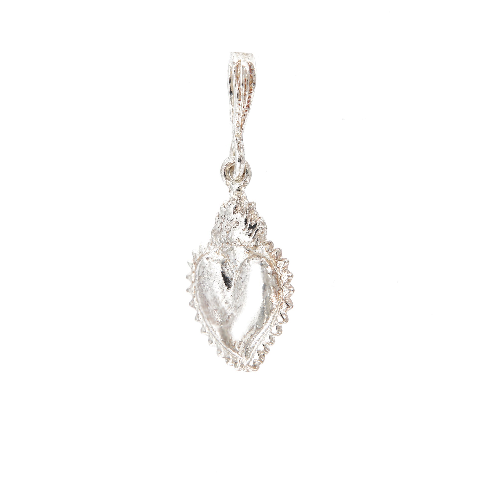 Ciondolo Cuore Votivo, argento 925