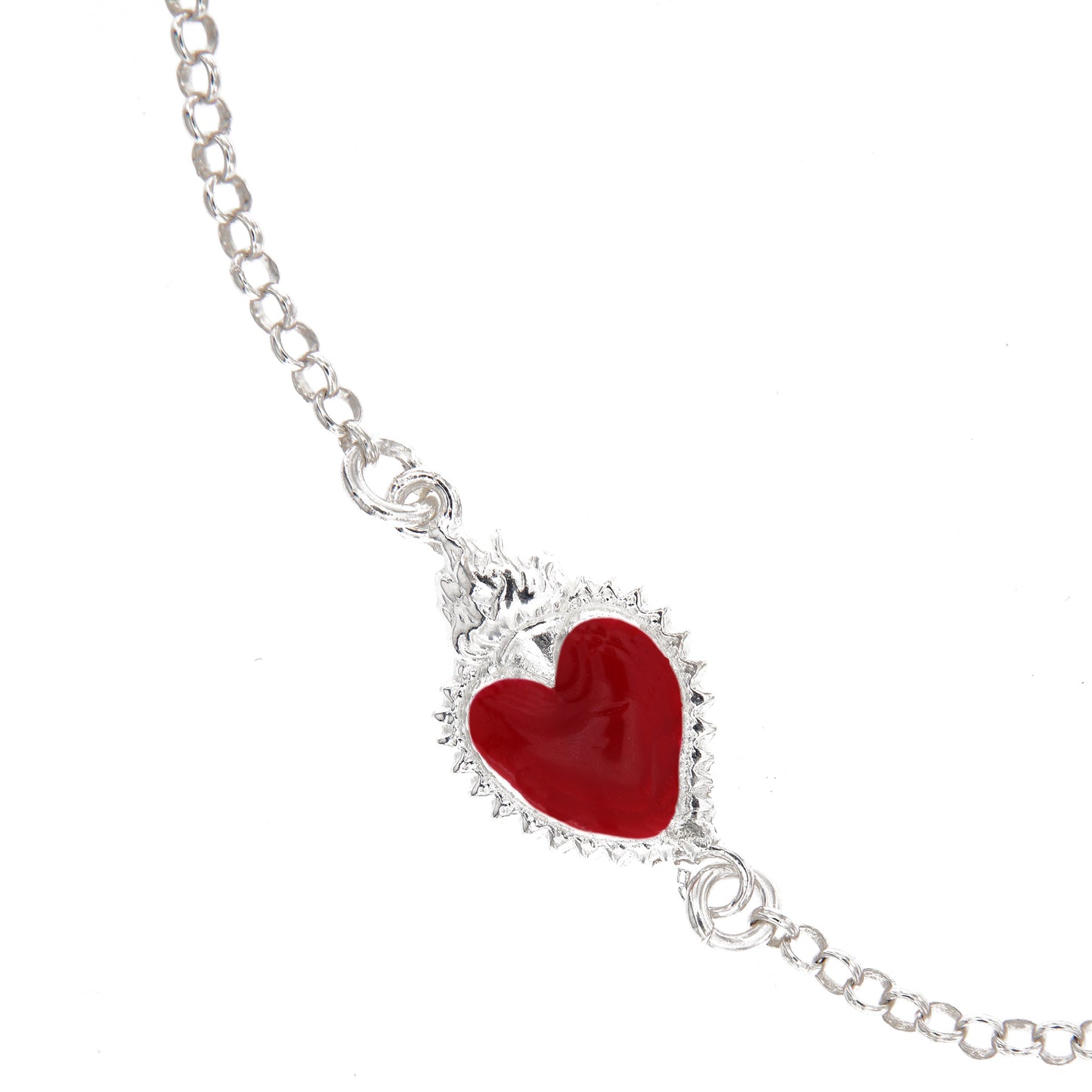 Bracciale Cuore Votivo, argento 925