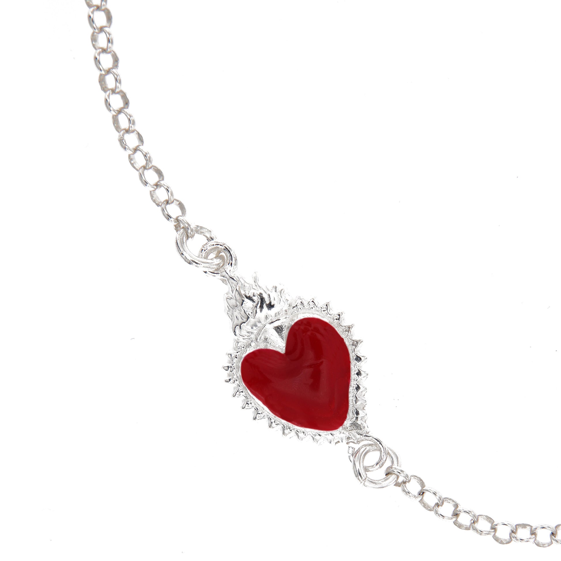 Bracciale Cuore Votivo, argento 925