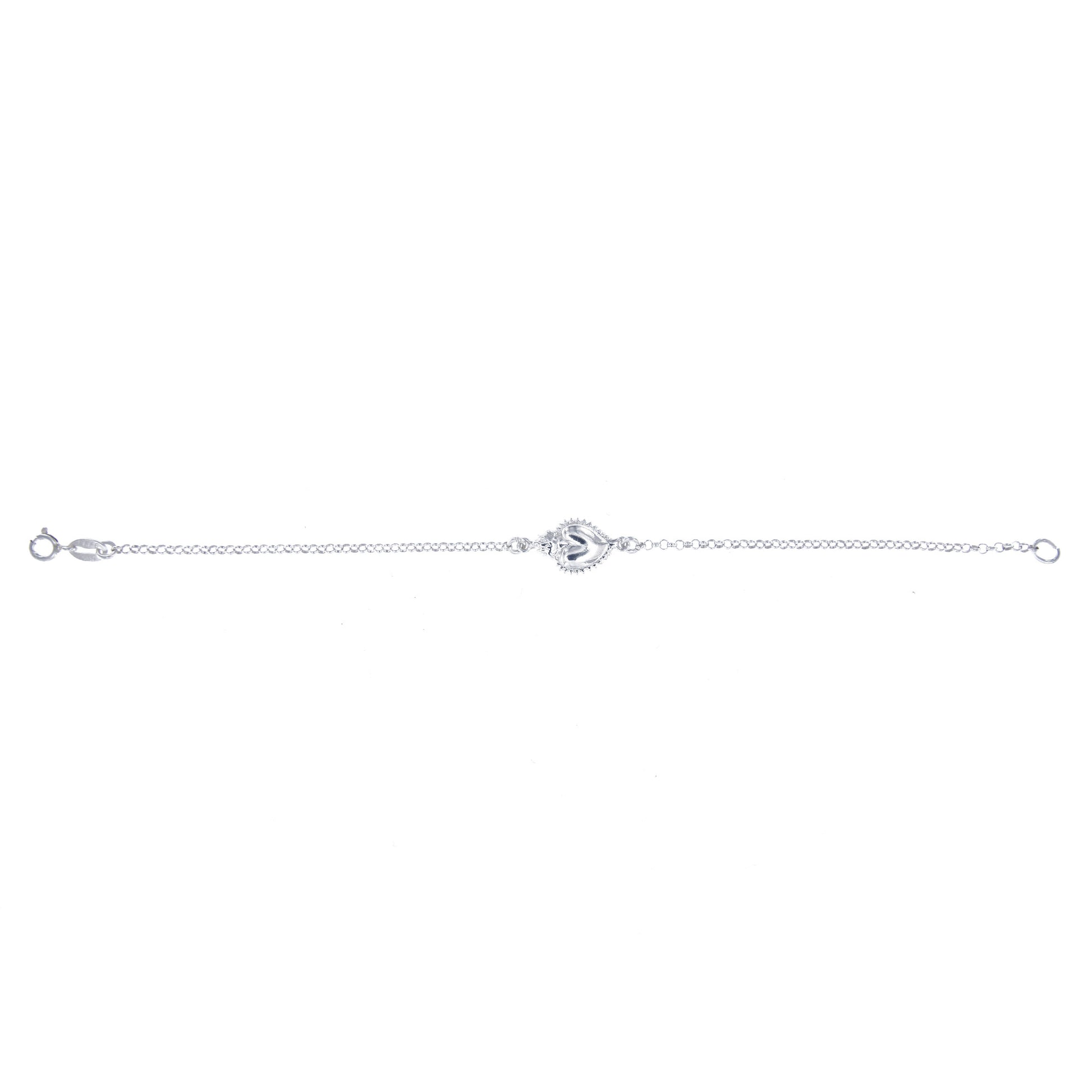 Bracciale Cuore Votivo, argento 925