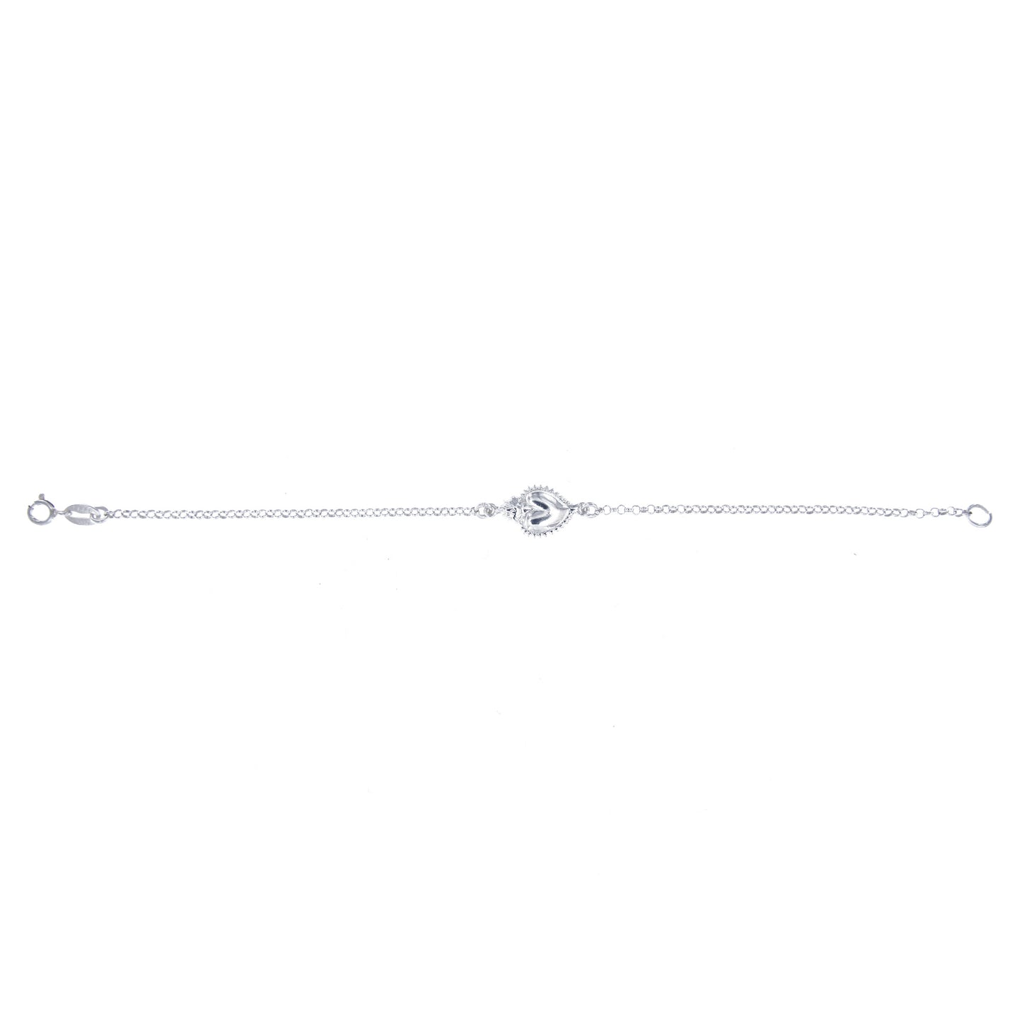 Bracciale Cuore Votivo, argento 925