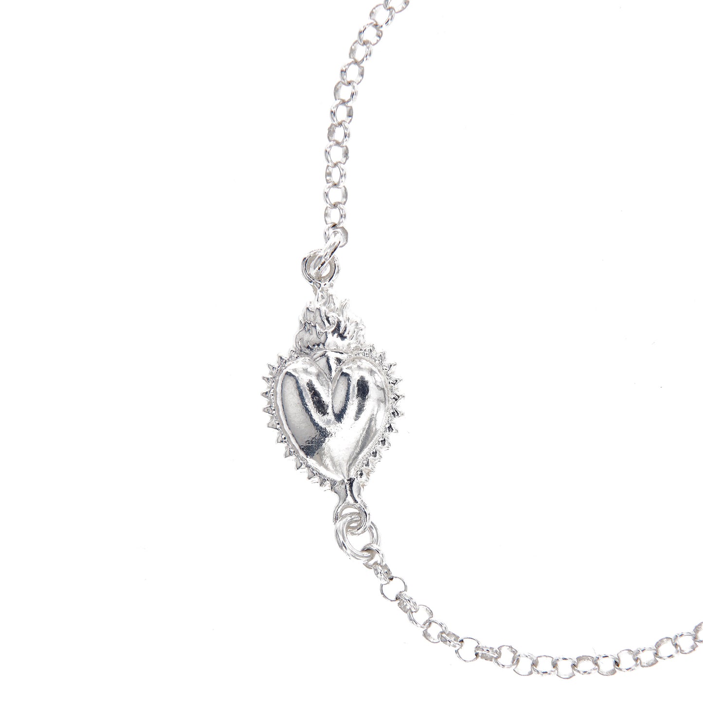 Bracciale Cuore Votivo, argento 925