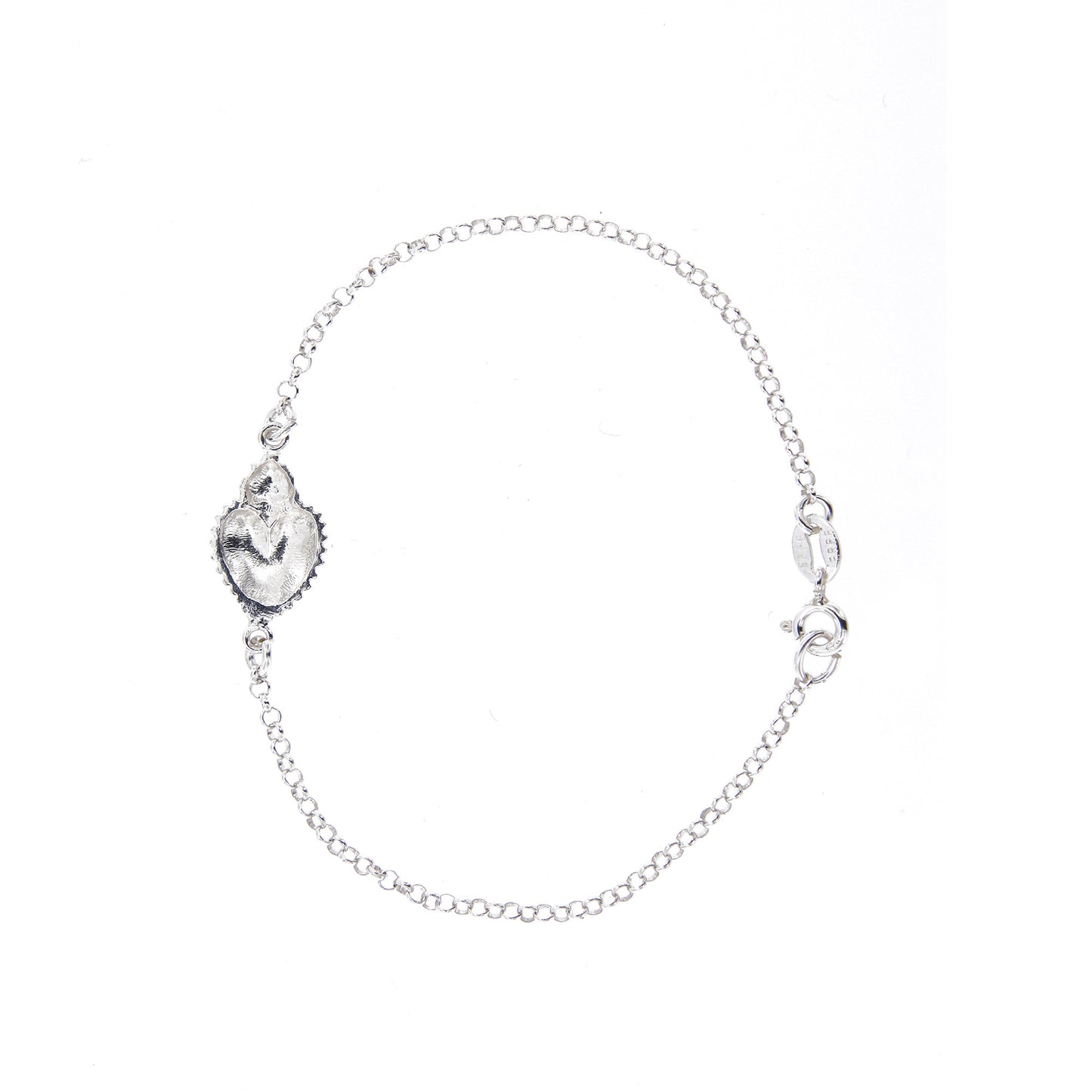 Bracciale Cuore Votivo, argento 925