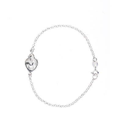 Bracciale Cuore Votivo, argento 925
