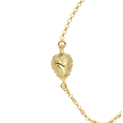 Bracciale Cuore Votivo, argento 925