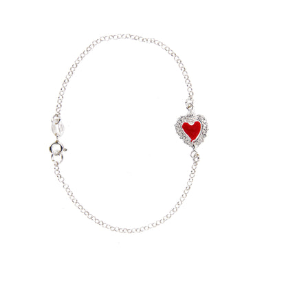 Bracciale Cuore Votivo, argento 925