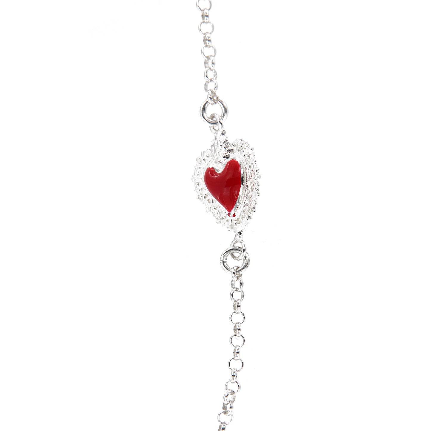 Bracciale Cuore Votivo, argento 925