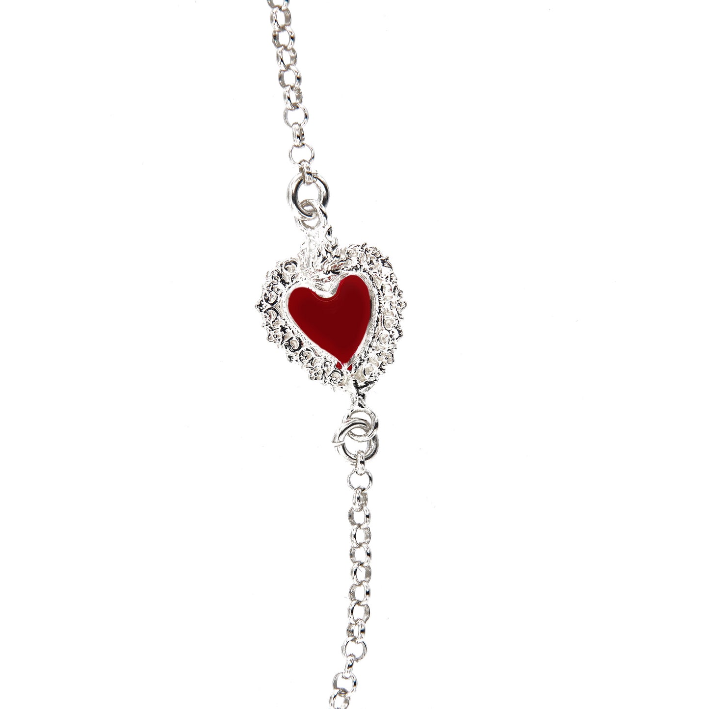 Bracciale Cuore Votivo, argento 925