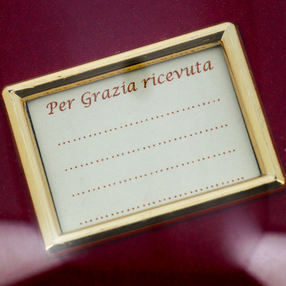 Quadro Cuore Votivo personalizzabile. Dimensioni 12,5x18 cm