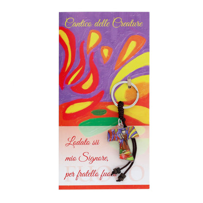 Portachiavi Cantico delle Creature, con confezione