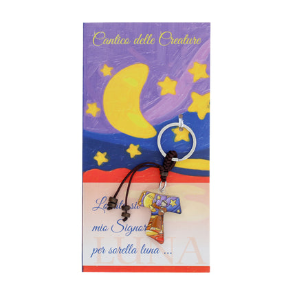 Portachiavi Cantico delle Creature, con confezione