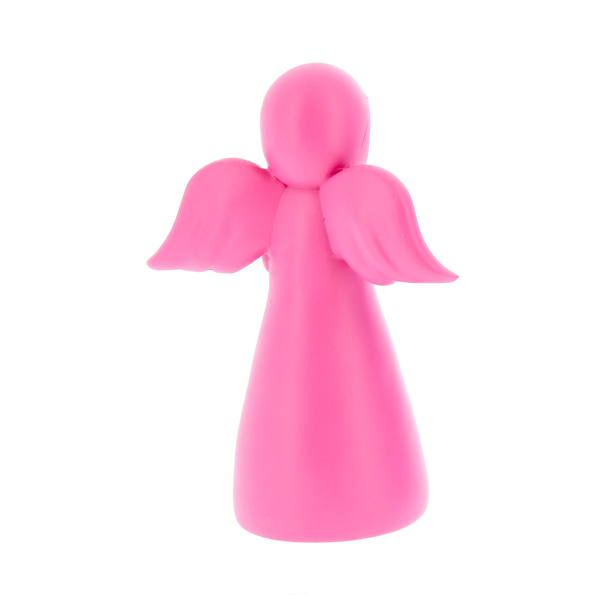 Statua Angelo in resina con colorazione pastello. Altezza 13 cm