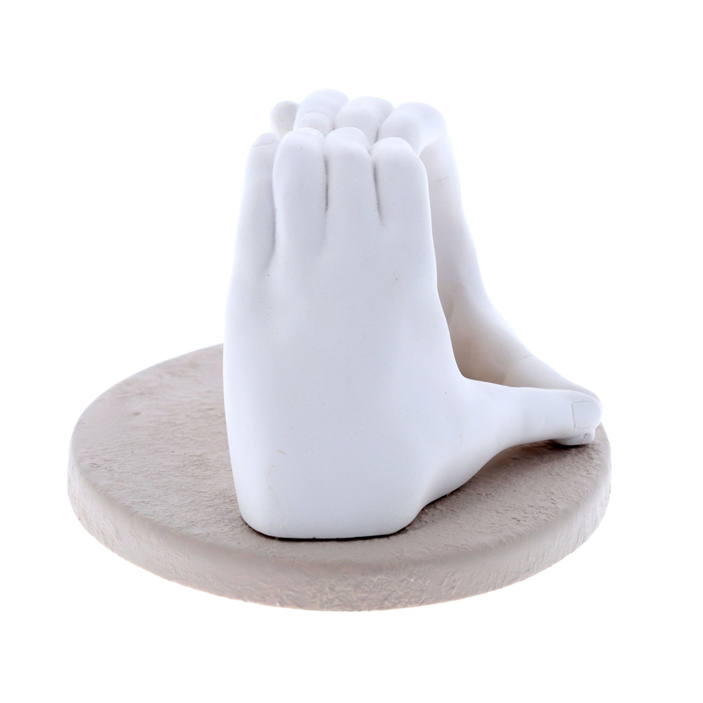 Sacra Famiglia in resina. Altezza 6 cm