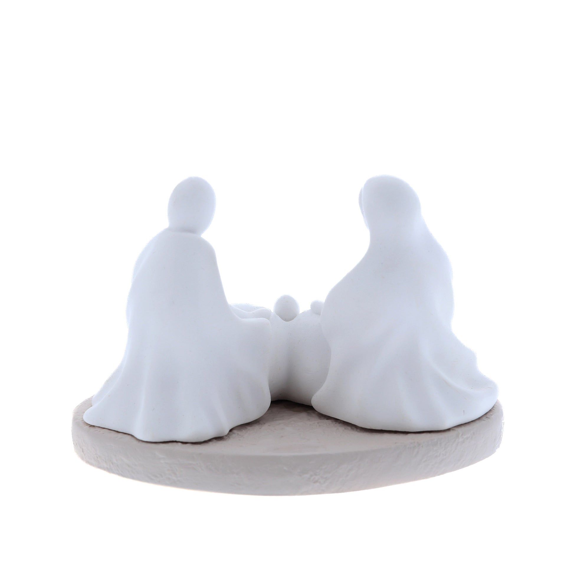 Sacra Famiglia in resina. Altezza 5,5 cm