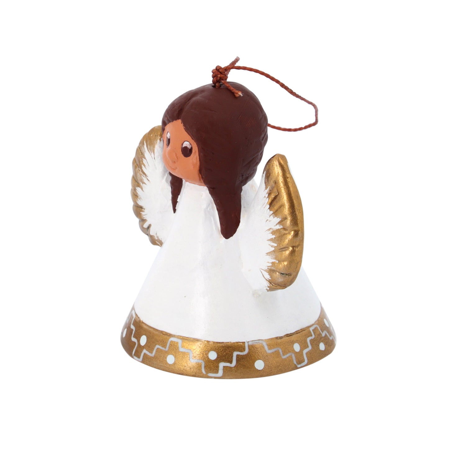 Coppia di Angeli con campanella. Altezza 8 cm