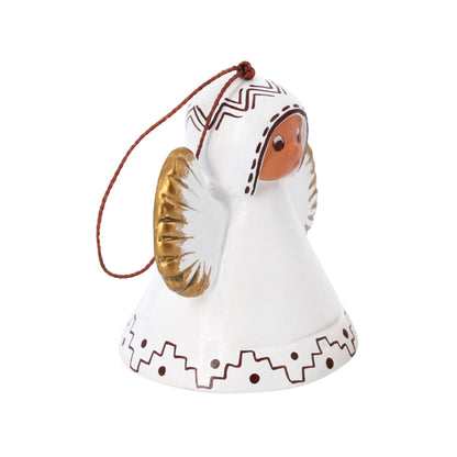 Coppia di Angeli con campanella. Altezza 8 cm