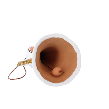 Coppia di Angeli con campanella. Altezza 8 cm
