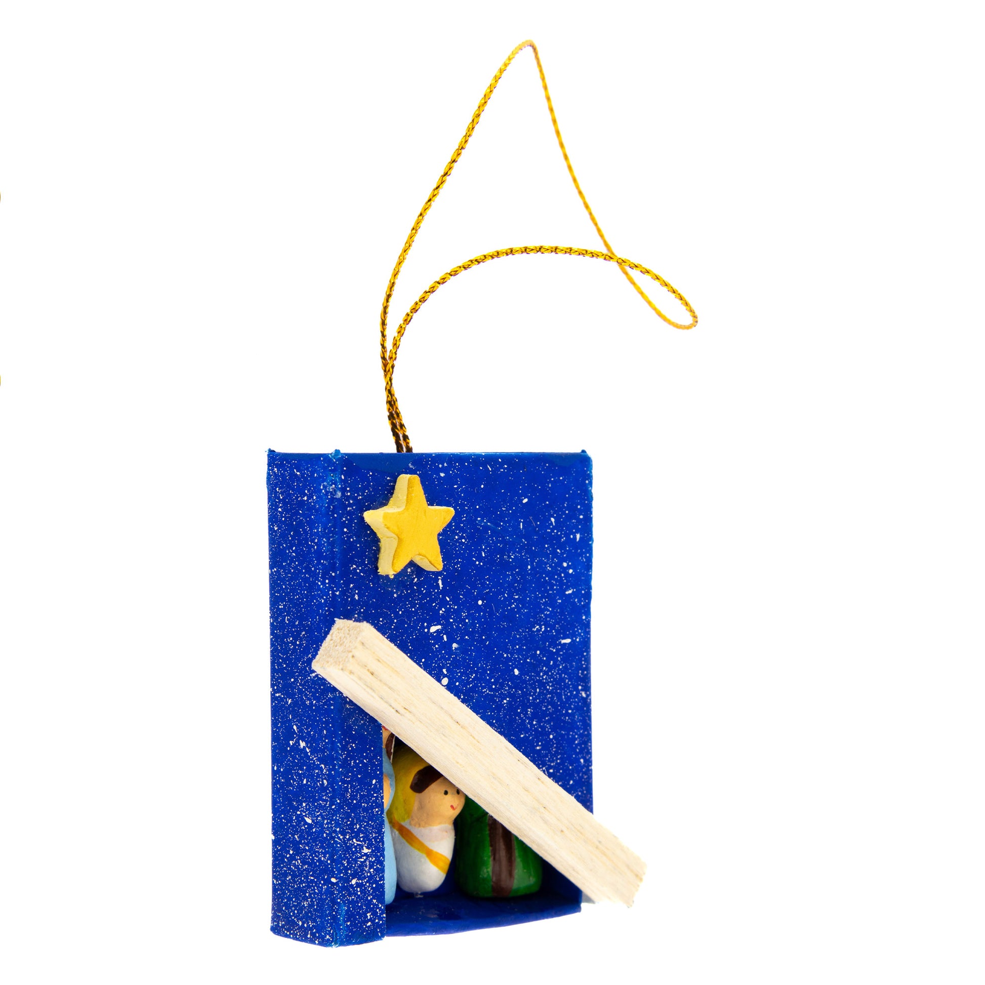 Presepe piccolo in scatolina. Dimensioni 5,2x3,8 cm
