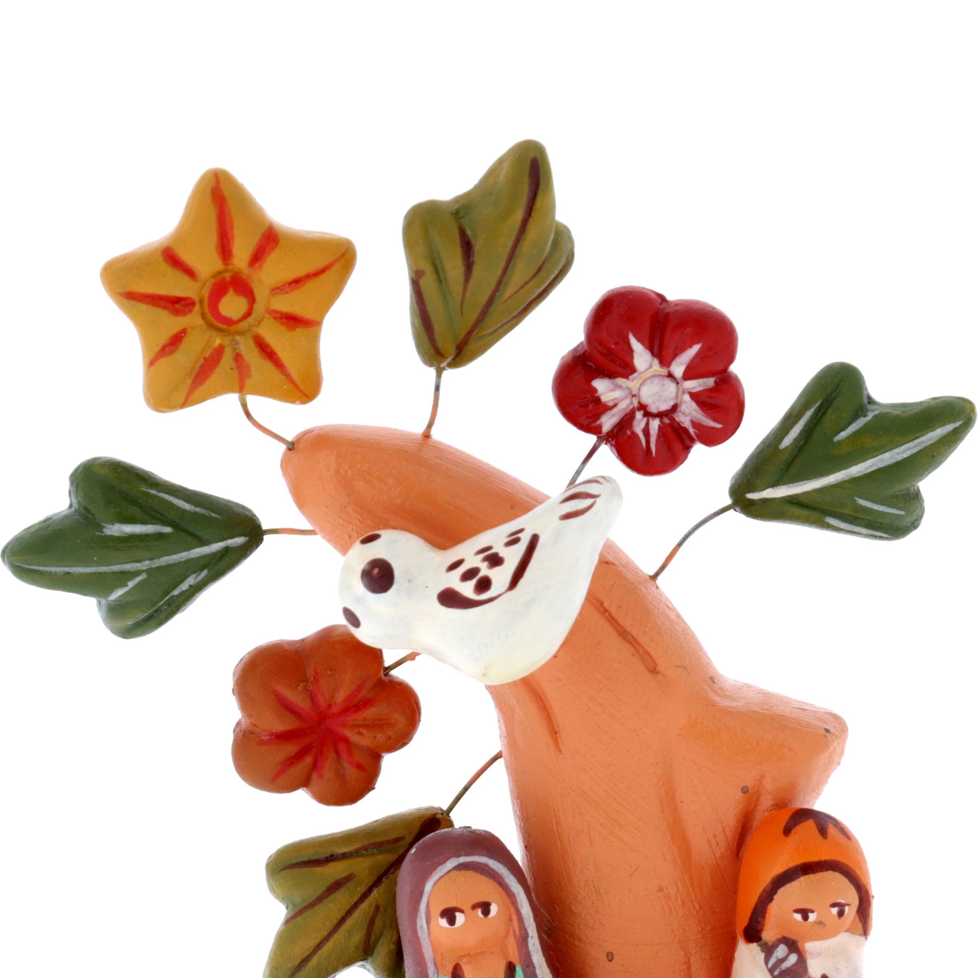 Presepe albero della vita. Altezza 8 cm