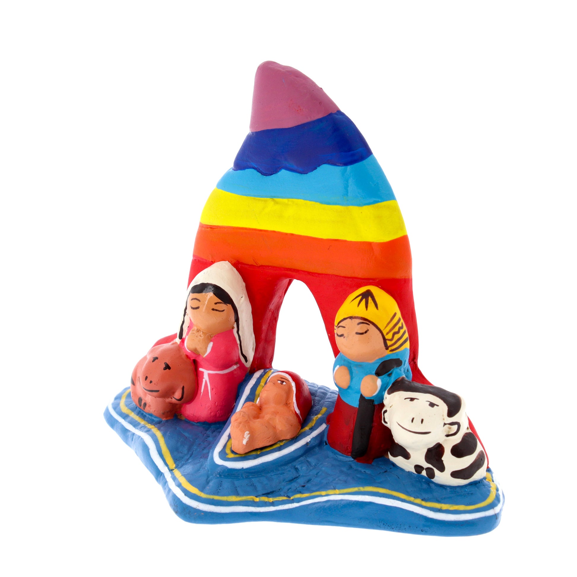 Presepe della Pace. Dimensioni 8,4x10,2 cm
