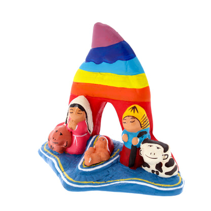 Presepe della Pace. Dimensioni 8,4x10,2 cm
