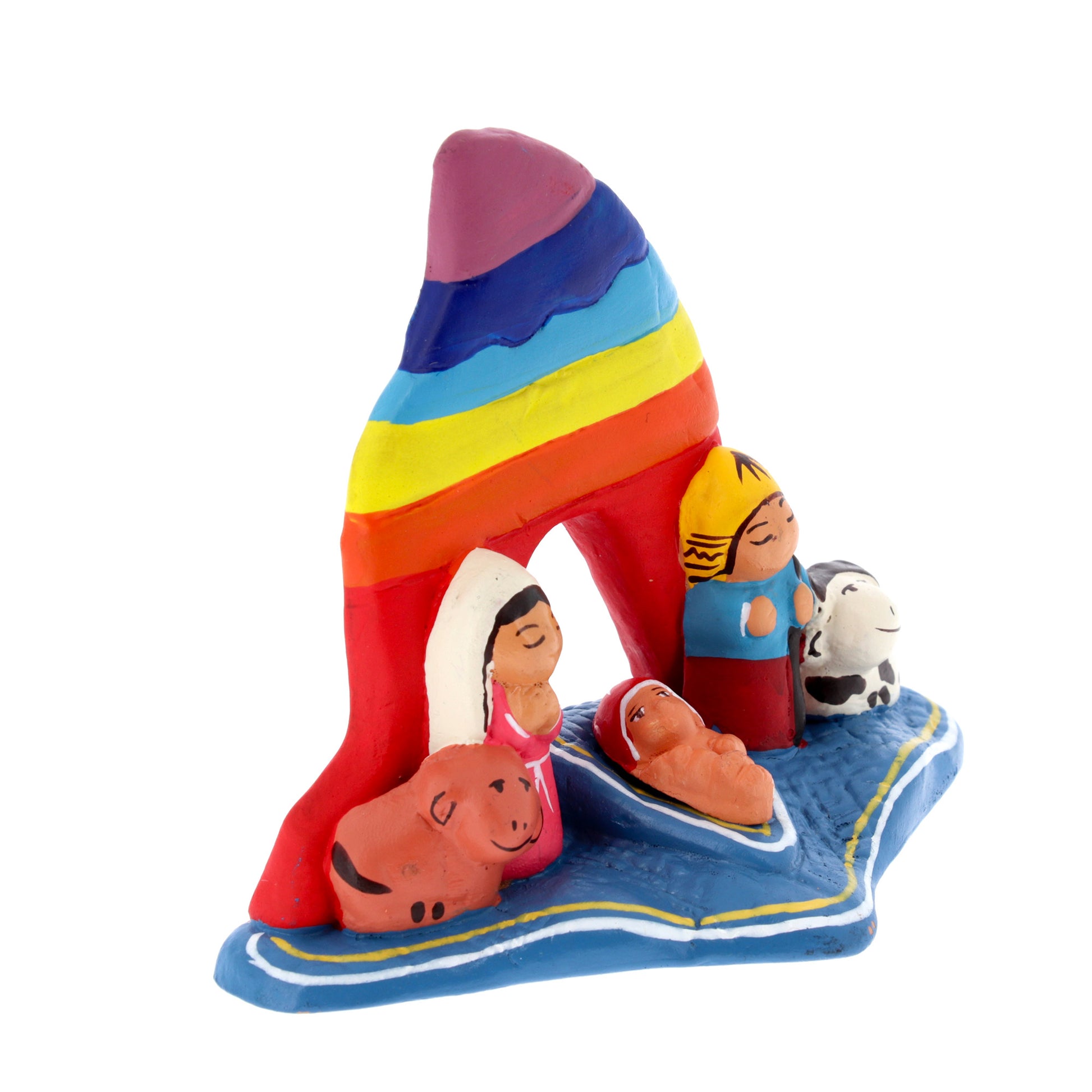 Presepe della Pace. Dimensioni 8,4x10,2 cm