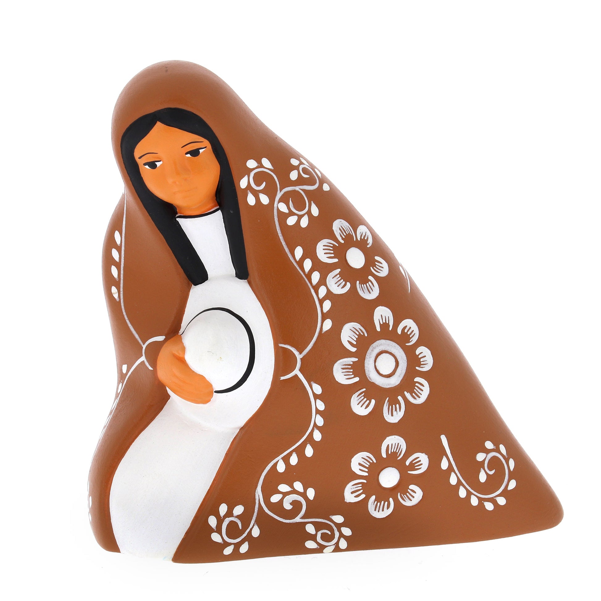 Presepe composto da 5 pezzi. Altezza 11 cm