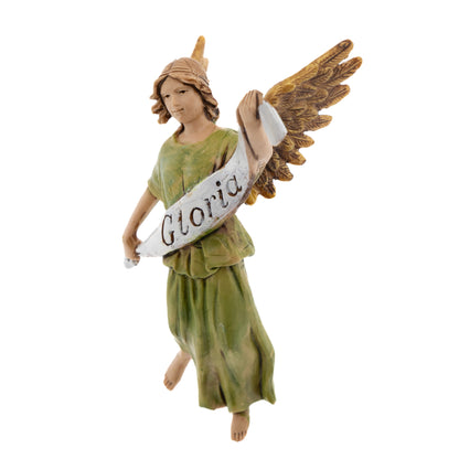 Confezione set presepe Natività composto da 6 pezzi, in plastica. Altezza 10 cm