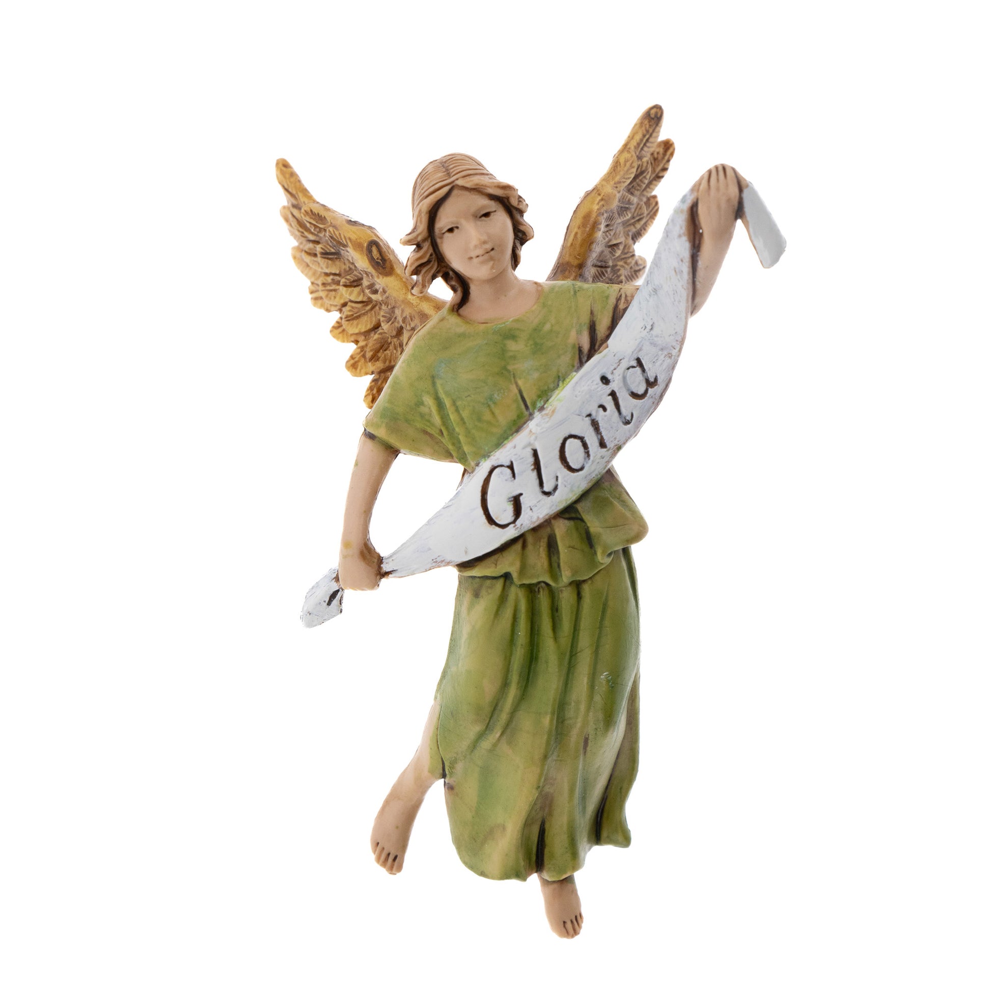 Confezione set presepe Natività composto da 6 pezzi, in plastica. Altezza 10 cm