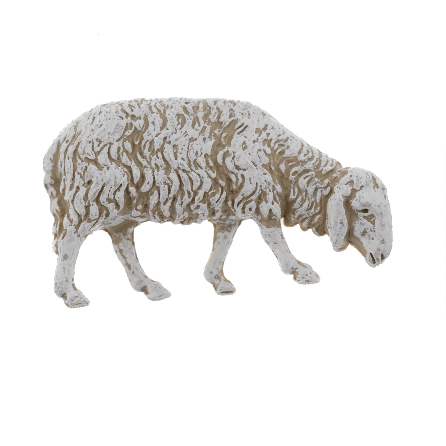 Confezione pecore, capra e cane pastore, in plastica. 8 pezzi. Altezza 4 cm