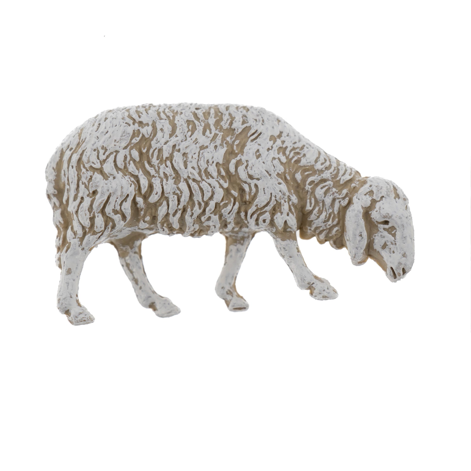 Confezione pecore, capra e cane pastore, in plastica. 8 pezzi. Altezza 4 cm